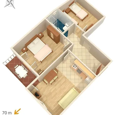 Gostinjska kuća And By The Sea Cove Soline, Dugi Otok - 448 Veli Rat